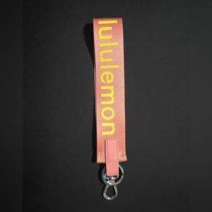 Lululemon neverlost keychain
